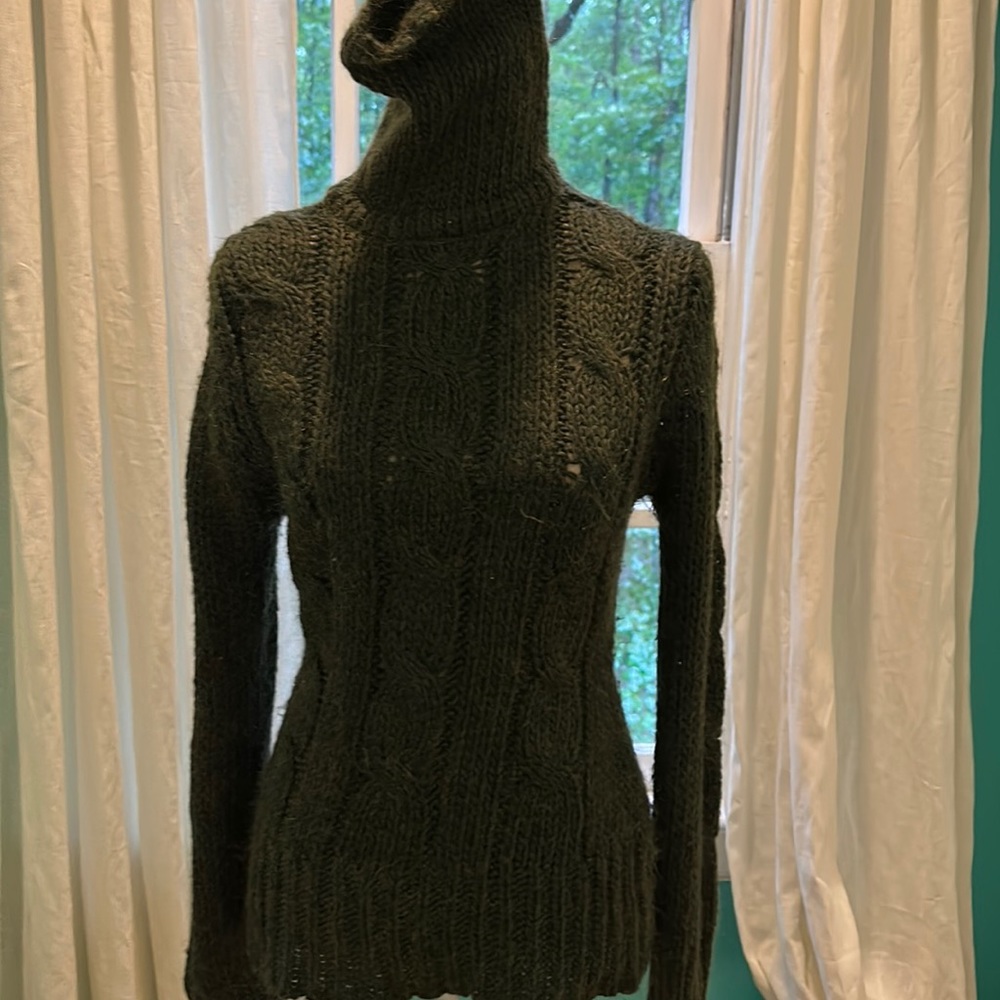 Wool and mohair blend sweater